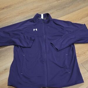 Under Armour Men's Purple Full-Zip Jacket